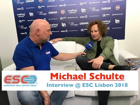 Michael Schulte (Germany) interview @ Eurovision 2018 Lisbon | ESC Radio