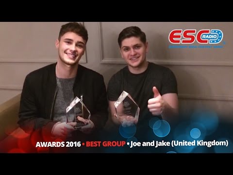 2016 ESC Radio Awards Winners JOE AND JAKE from the UK