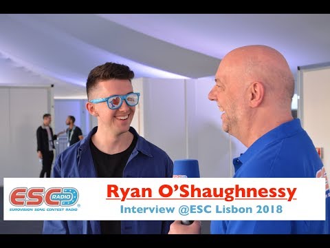Eurovision 2018 - Ryan O’Shaughnessy (Ireland) - interview Eurovision Lisbon 2018 | ESC Radio