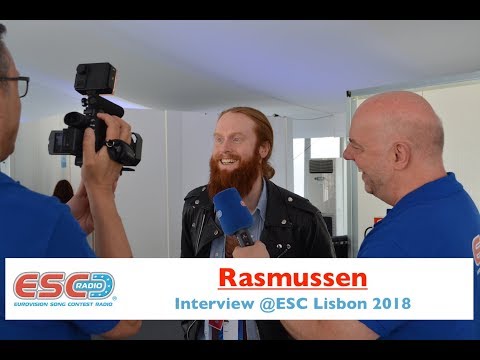 Rasmussen (Denmark) interview @ Eurovision 2018 Lisbon | ESC Radio