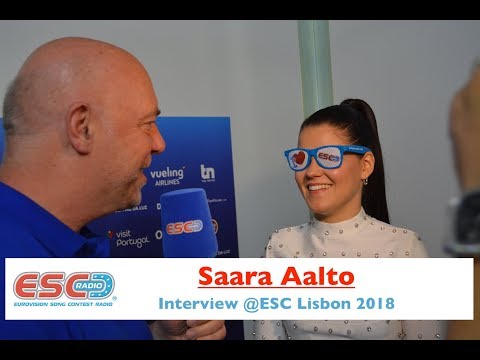 Saara Aalto (Finland) - interview Eurovision Lisbon 2018 | ESC Radio