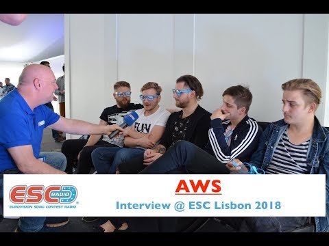 AWS (Hungary) interview @ Eurovision 2018 Lisbon | ESC Radio