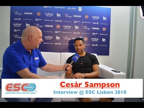 Cesár Sampson (Austria) - interview Eurovision Lisbon 2018 | ESC Radio