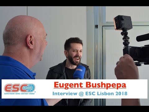 Eugent Bushpepa (Albania) - interview Eurovision Lisbon 2018 | ESC Radio