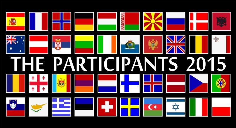 valores Policía Teoría básica The Participants 2015 - ESC Radio - Eurovision Song Contest Eurosong  Webradio
