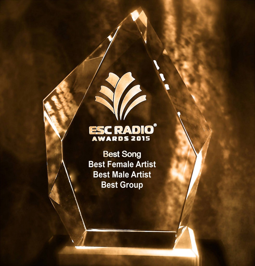 ESC Radio Awards trophy